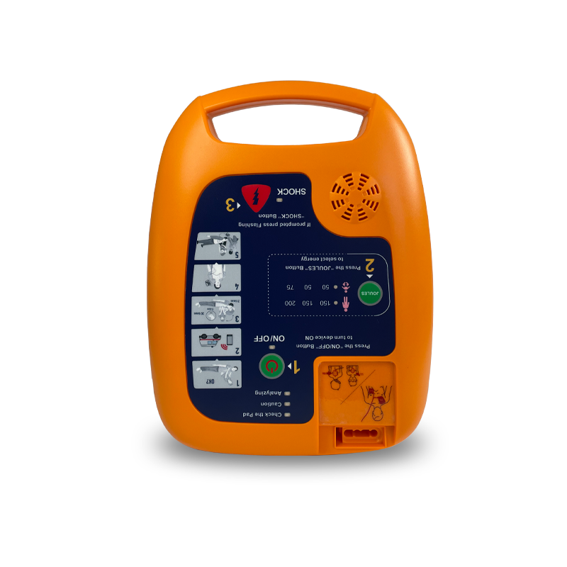 138-Portable First-Aid Defibrillator Trainer AED Automatic Analog Defibrillator Aid Bag Emergency Medica.jpg